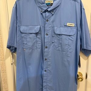 Magellan Outdoors Blue Fishing Shirt